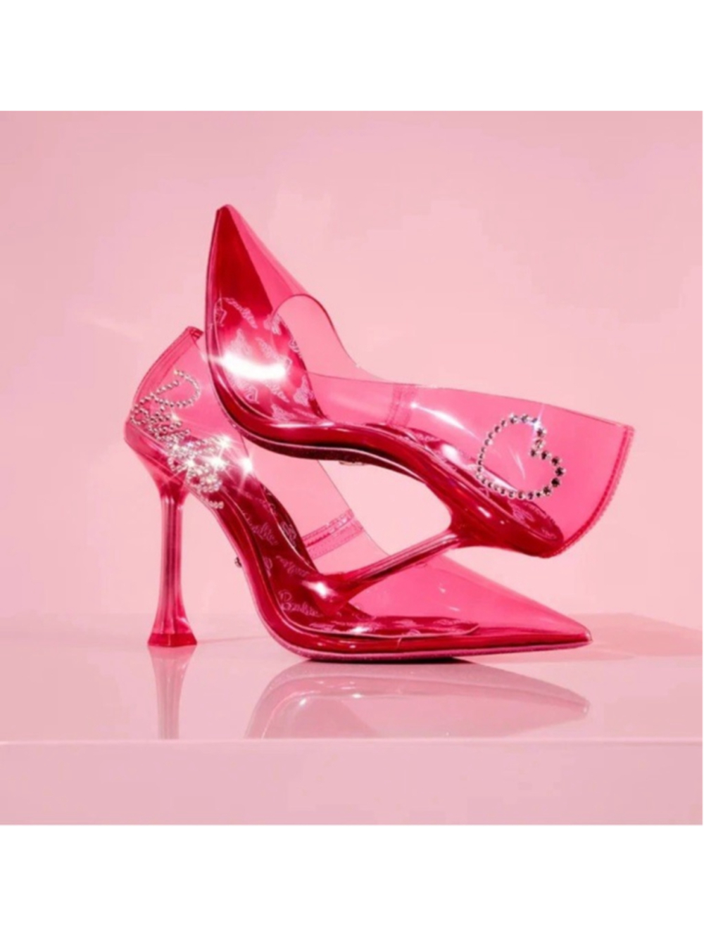 NWB Barbie X ALDO Barbiestessy Barbie Stiletto Heel Pink Fuchsia Size 7.5